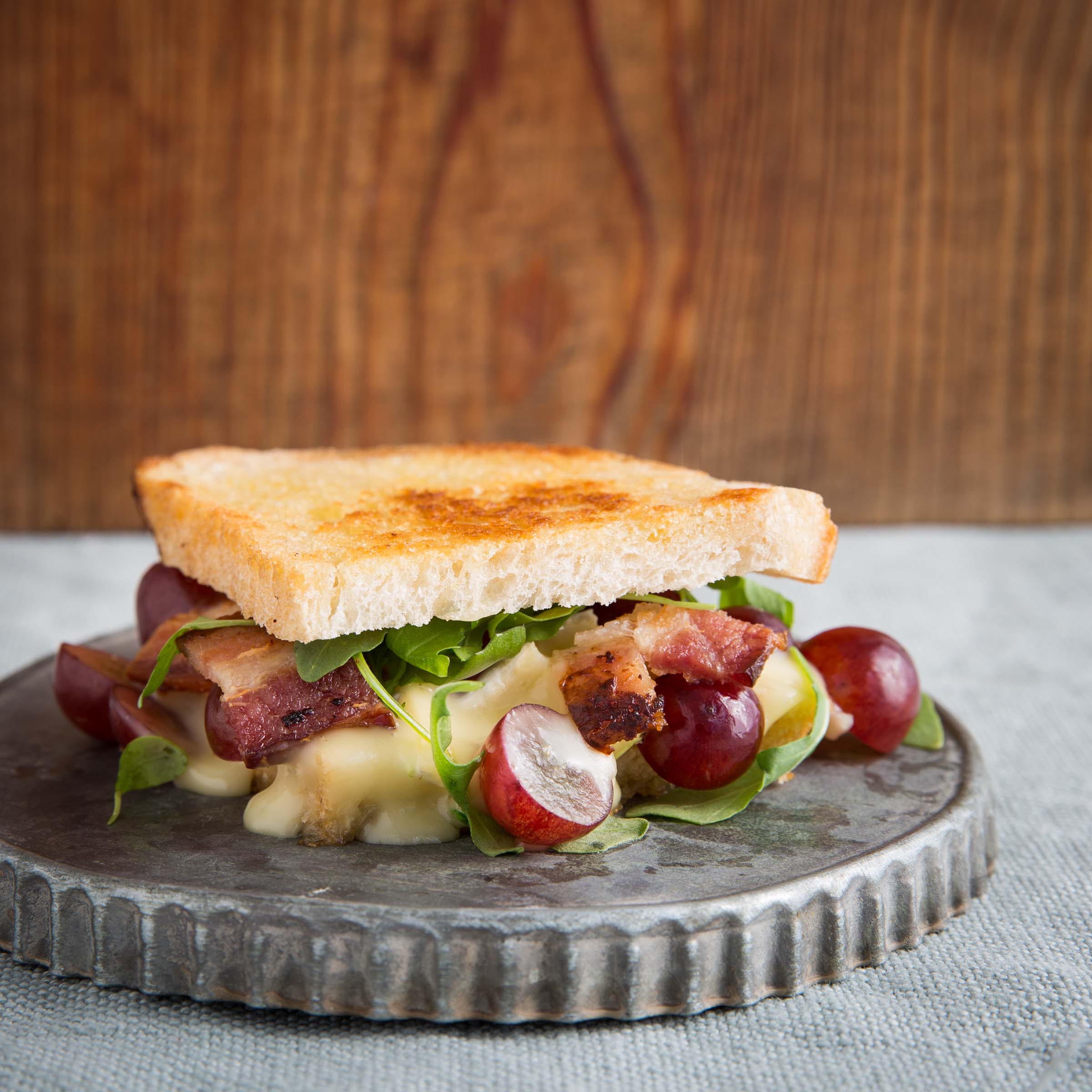 Brie and Chilean Grape Grilled Cheese Brie and Chilean Grape Grilled Cheese