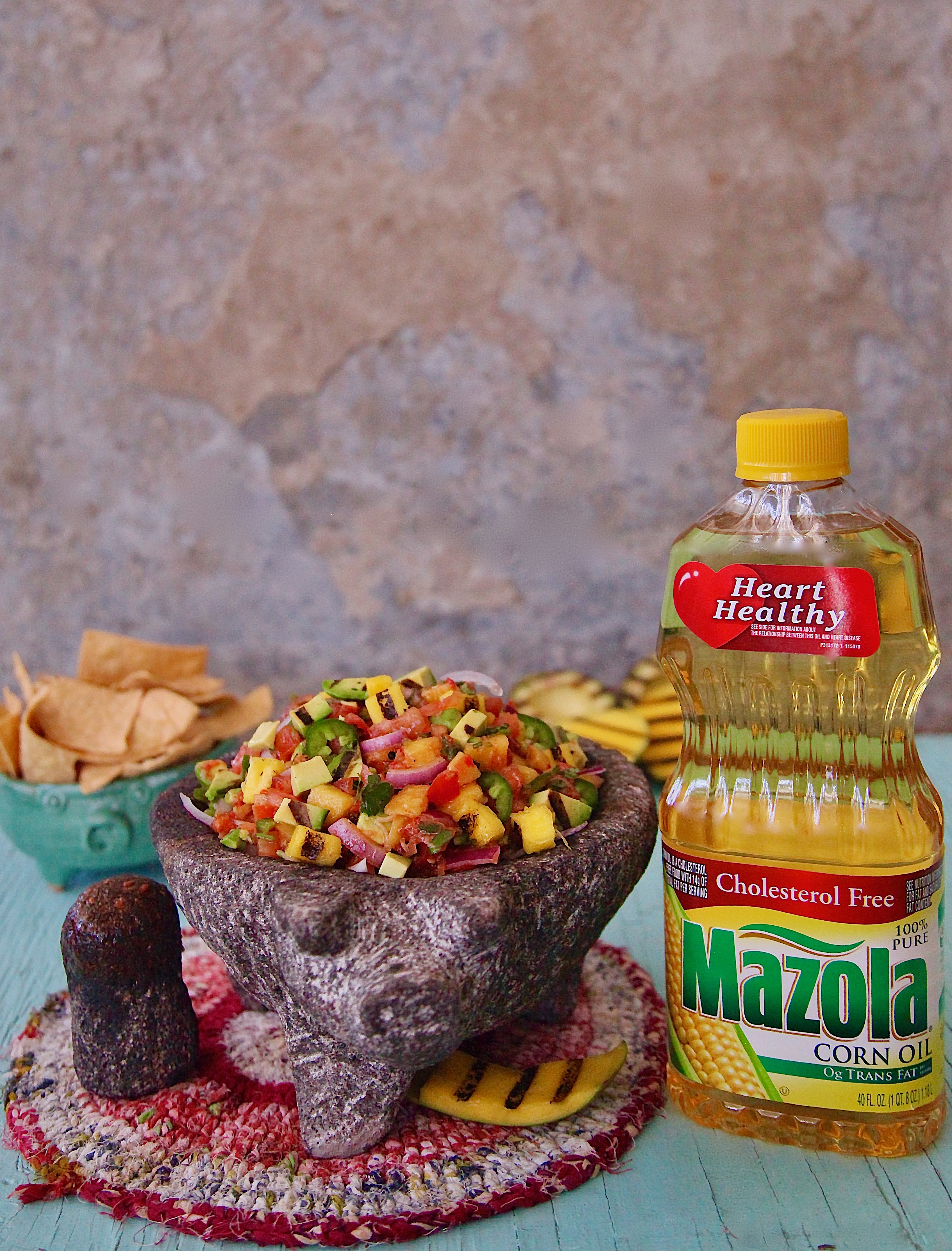 Grilled Avocado and Mango Salsa