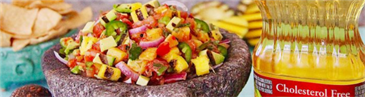 Mazola® Grilled Avocado and Mango Salsa