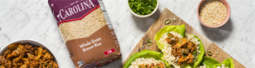 Carolina® Rice and Beef Lettuce Wraps