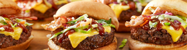 Mini Memphis Style BBQ Burgers from Kraft Heinz