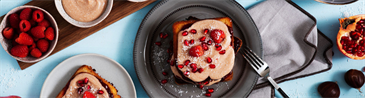 Violife Chestnut and Pomegranate French Toast