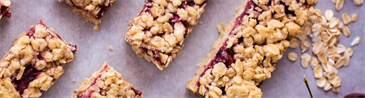 Cherry Oatmeal After School Bars from Fruits from Chile