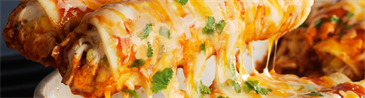 Cheesy Chicken and Chile Enchiladas