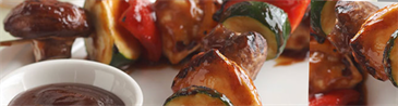 BBQ Grilled Chicken Kabobs from Kraft Heinz