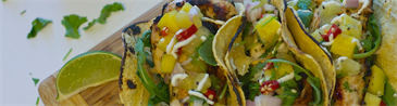 Grilled Chicken Tacos with Kiwifruit Salsa