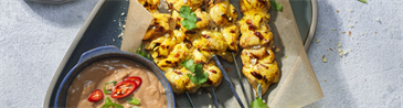 Chicken Satay with Peanut Sauce