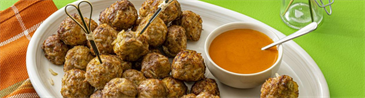 Festive Cocktail Meatballs with Minute Rice
