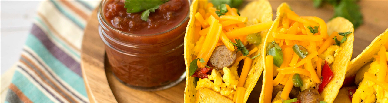 Ortega Hashbrown Sausage Breakfast Tacos - Recipes | Tips | Bravo Supermarkets - Bravo Supermarkets