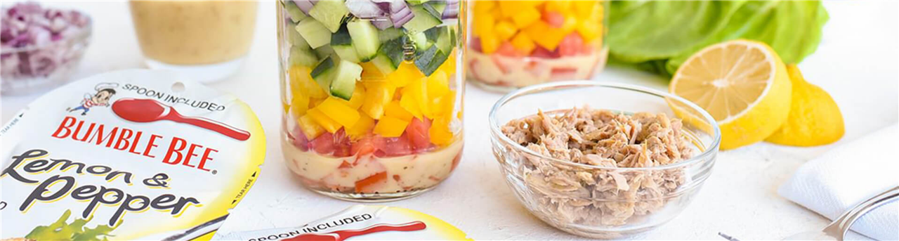 Bumble Bee® Mason Jar Lemon-Pepper Tuna Salad - Recipes | Tips | Bravo Supermarkets - Bravo Supermar