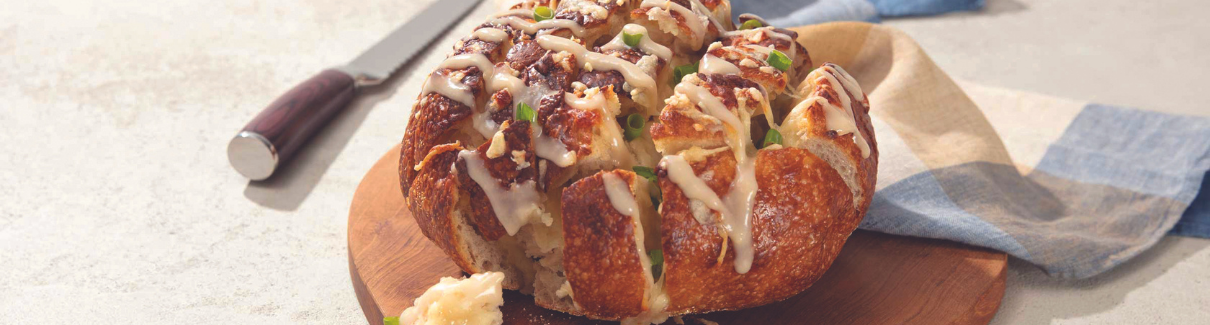 Cheesy Pull Apart Garlic Bread with Hellmann's® - Recipes | Tips | Bravo Supermarkets - Bravo Superm