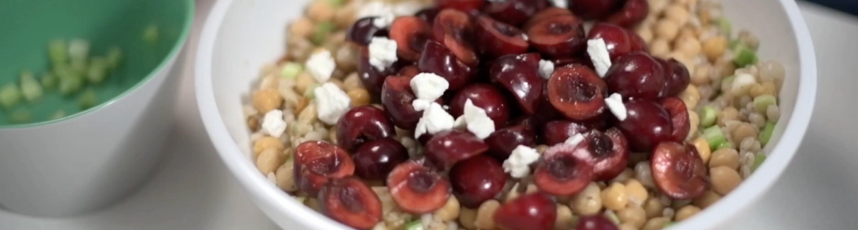 Chickpeas and Cherries Salad - Recipes | Tips | Bravo Supermarkets - Bravo Supermarkets