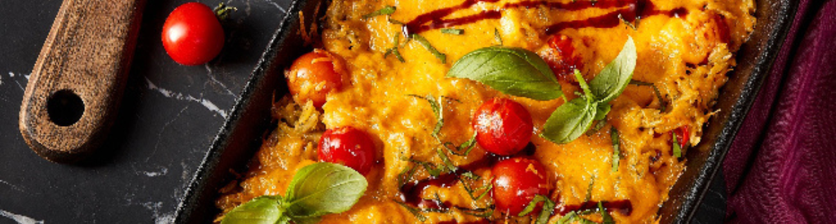 Cheesy Caprese Pesto Orzo Bake - Recipes | Tips | Bravo Supermarkets - Bravo Supermarkets