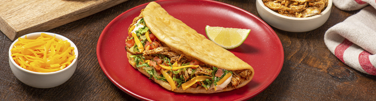 Zesty Chicken Chalupas - Recipes | Tips | Bravo Supermarkets - Bravo Supermarkets