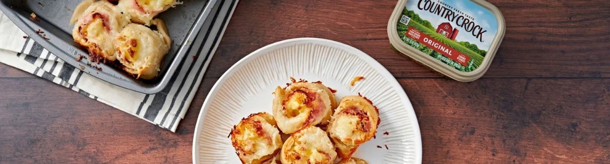 Ham Egg and Cheese Breakfast Pinwheels with Country Crock - Recipes | Tips | Bravo Supermarkets - Br