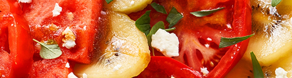Sungold Kiwi, Watermelon, and Tomato Salad - Recipes | Tips | Bravo Supermarkets - Bravo Supermarket