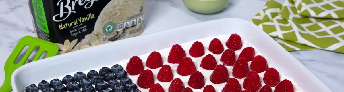 Breyers® American Flag Ice Cream Cake Recipe - Recipes | Tips | Bravo Supermarkets - Bravo Supermark
