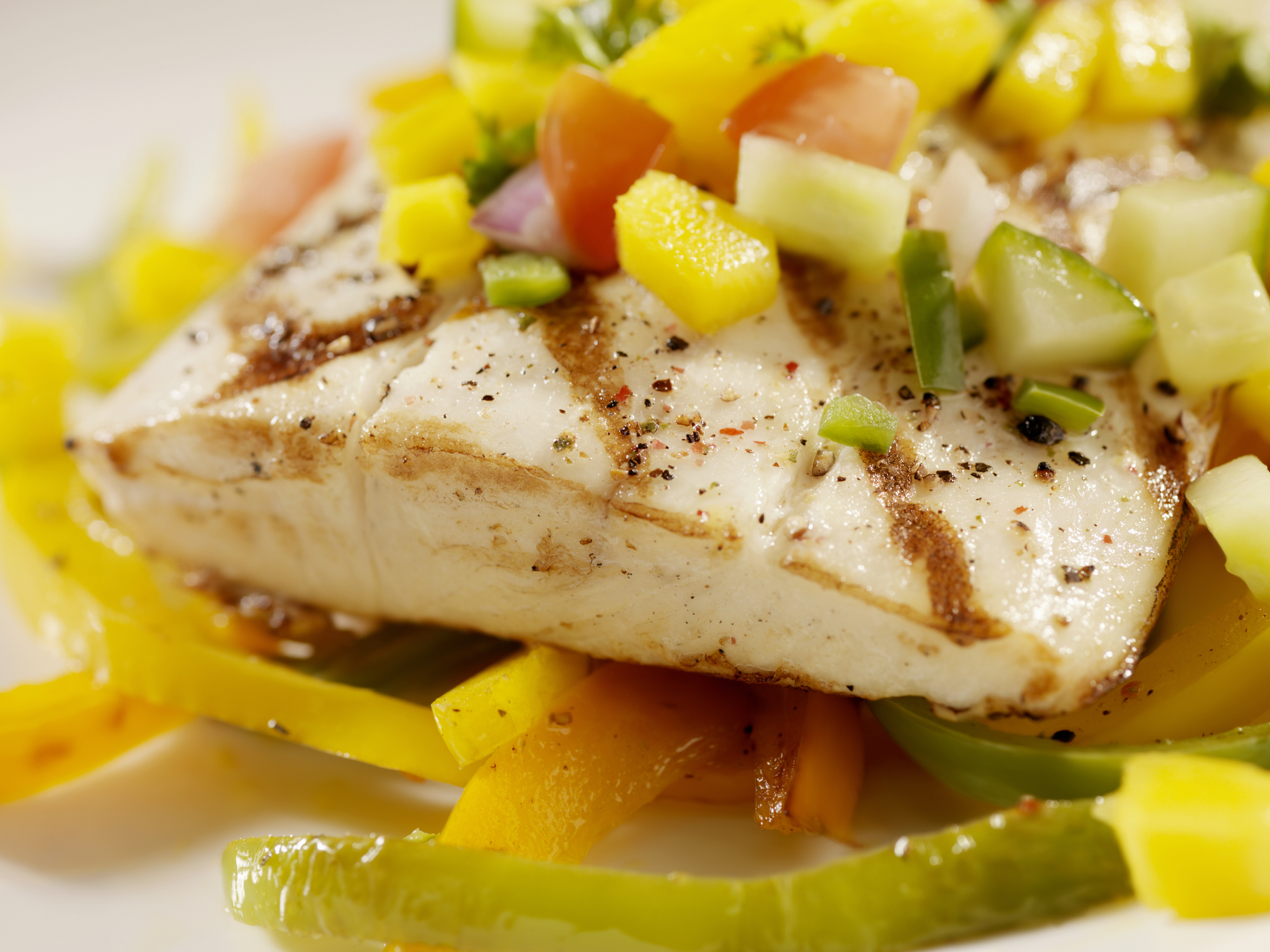 Grilled Tilapia with Mango Salsa
