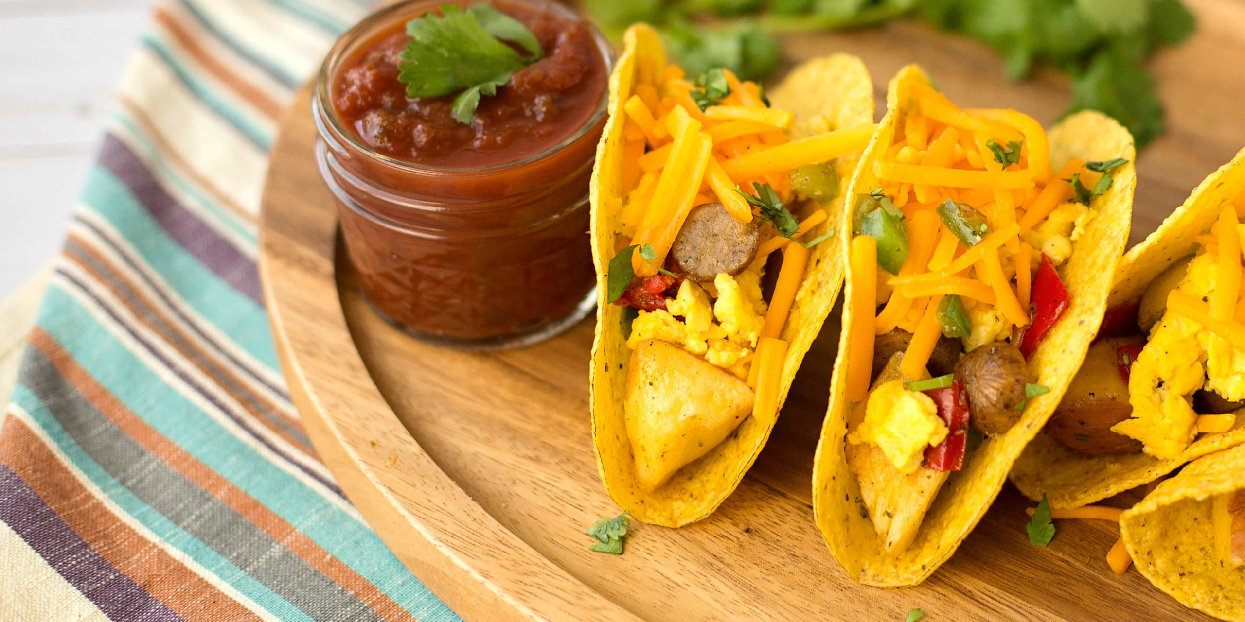 Ortega Hashbrown Sausage Breakfast Tacos Ortega Hashbrown Sausage Breakfast Tacos